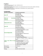 Preview for 3 page of Linuo LN-1621 User Manual