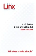 Linx Technologies EVAL-KH3 Series User Manual предпросмотр