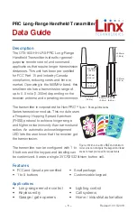 Предварительный просмотр 5 страницы Linx Technologies HumPRC HUM-900-PRC Data Manual