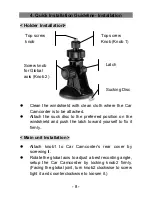 Preview for 9 page of Linx HD 1080 Car Camcorder User Manual