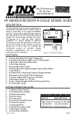 Linx HP SERIES-II Design Manual preview