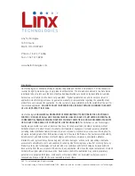 Preview for 13 page of Linx MDEV-315-HH-LR8-HS User Manual