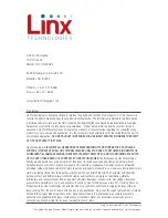 Предварительный просмотр 27 страницы Linx MDEV-900-TT Data Manual