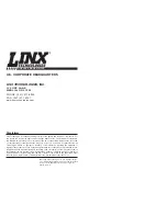 Предварительный просмотр 11 страницы Linx TXE-315-KH User Manual