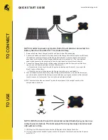 Предварительный просмотр 2 страницы Lion Energy 100W SOLAR POWER KIT Quick Start Manual