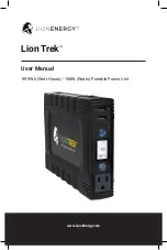 Предварительный просмотр 1 страницы Lion Energy 50170208 User Manual