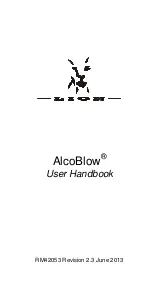 Preview for 1 page of LION AlcoBlow User Handbook Manual