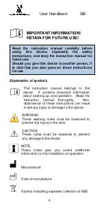 Preview for 4 page of LION AlcoBlow User Handbook Manual