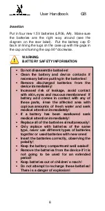 Preview for 8 page of LION AlcoBlow User Handbook Manual