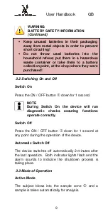 Preview for 9 page of LION AlcoBlow User Handbook Manual