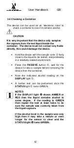 Preview for 12 page of LION AlcoBlow User Handbook Manual