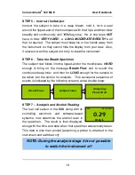 Preview for 16 page of LION alcolmeter 500 User Handbook Manual