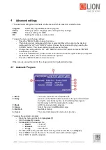 Preview for 9 page of LION SG4000 User Manual