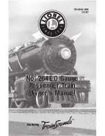 Lionel 264E O Gauge Passenger Train Owner'S Manual предпросмотр