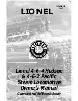 Lionel 4-6-2 Pacific Owner'S Manual предпросмотр