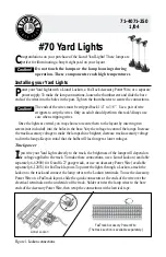 Preview for 1 page of Lionel 70 Yard Lights Quick Start Manual