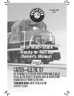 Lionel 73-0211-250 BNSF GP38 Owner'S Manual предпросмотр