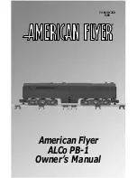 Lionel American Flyer ALCo PB-1 Owner'S Manual предпросмотр