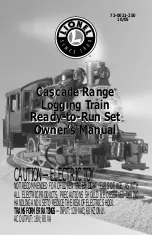 Lionel Cascade series Owner'S Manual preview