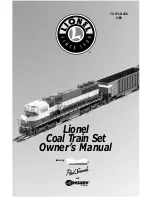 Lionel Coal Train Set Owner'S Manual предпросмотр