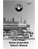 Lionel Conventional 2-6-0 Mogul Steam Locomotive Owner'S Manual preview