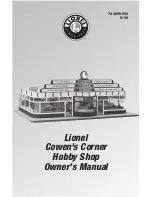 Lionel Cowen's CornerHobby Shop Owner'S Manual предпросмотр