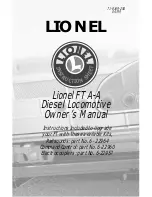 Предварительный просмотр 1 страницы Lionel FT A-A Owner'S Manual