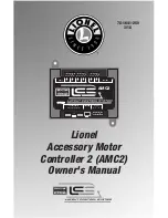 Lionel LCS AMC2 Owner'S Manual предпросмотр