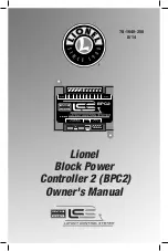 Lionel LCS BPC2 Owner'S Manual предпросмотр