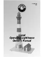 Lionel Operating Lighthouse Owner'S Manual preview