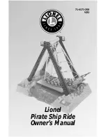 Lionel Pirate Ship Ride Owner'S Manual предпросмотр