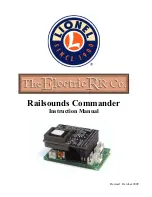 Предварительный просмотр 1 страницы Lionel Railsounds Commander Instruction Manual