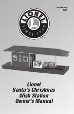 Lionel Santa's Christmas Wish Station Owner'S Manual предпросмотр