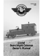 Lionel Searchlight Caboose Owner'S Manual предпросмотр