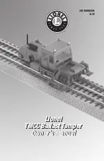 Предварительный просмотр 1 страницы Lionel TMCC Ballast Tamper Owner'S Manual