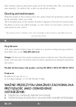 Preview for 8 page of Lionelo Annet Plus User Manual