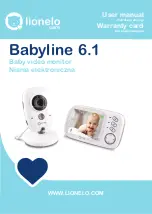 Preview for 1 page of Lionelo Babyline 6.1 User Manual