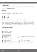 Preview for 6 page of Lionelo Babyline 7.1 User Manual