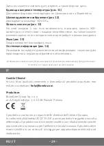 Preview for 24 page of Lionelo Babyline 7.1 User Manual