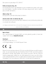 Preview for 38 page of Lionelo Babyline 7.1 User Manual