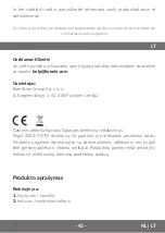 Preview for 43 page of Lionelo Babyline 7.1 User Manual