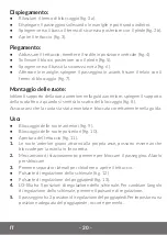 Preview for 20 page of Lionelo Elia Oslo User Manual