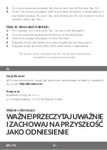 Preview for 8 page of Lionelo Zanna User Manual