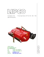 Предварительный просмотр 1 страницы Lipco Reversing Harrow UF 100L Translation Of The Original Instructions