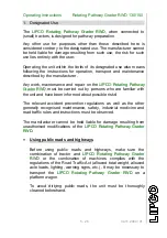 Preview for 5 page of Lipco RWD 130 Operating Instructions Manual