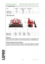 Preview for 14 page of Lipco RWD 130 Operating Instructions Manual