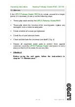 Preview for 23 page of Lipco RWD 130 Operating Instructions Manual