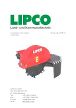 Lipco SFB 50 Translation Of The Original Instructions preview