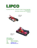 Preview for 1 page of Lipco UKD-L 110 Operating Instructions Manual