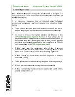 Preview for 10 page of Lipco UKD-L 110 Operating Instructions Manual